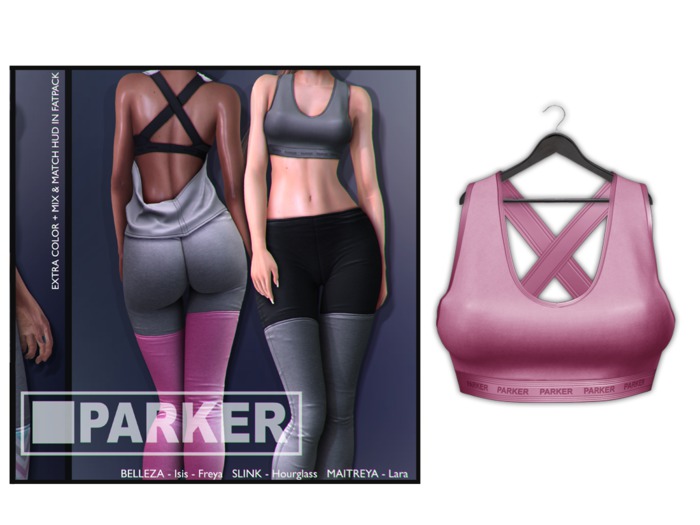 :PARKER: Nancy Sport Bra.Pink.