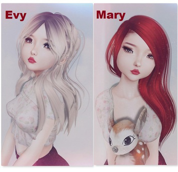 Second Life Marketplace - pr!tty - Mary - [Pastels]