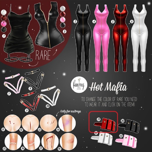 Fawny - Hot Mafia.Ammunition - Red - 19