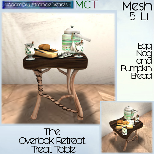 ~ASW~ The Overlook Retreat Treat Table