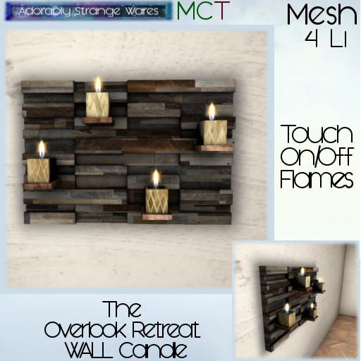 ~ASW~ The Overlook Retreat Wall Candles
