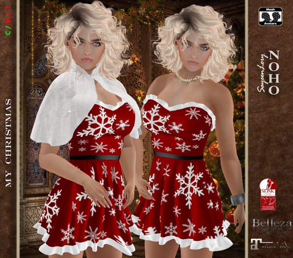 [NOHO] My Christmas Outfit #2 [mesh - box] red