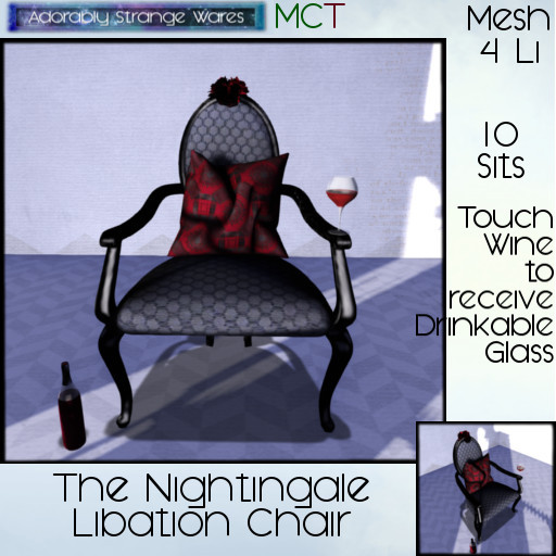 ~ASW~ The Nightingale Libation Chair