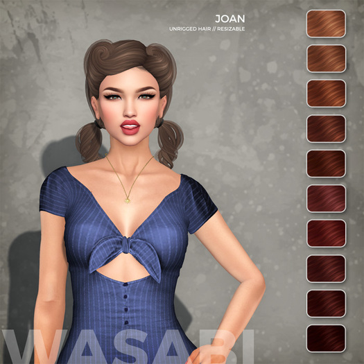 Wasabi // Joan Mesh Hair - Reds