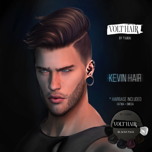 VoltHair- Kevin- Black- addme!