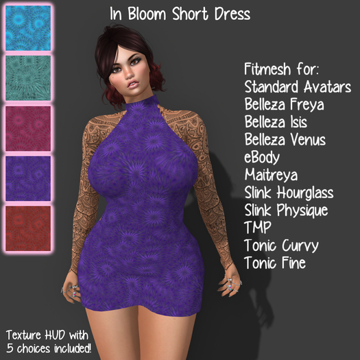 HANAU - In Bloom Short Dress -boxed-