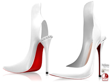 Garbaggio // Rose Pumps - White