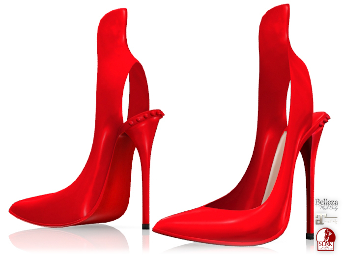 Garbaggio // Rose Pumps - Red