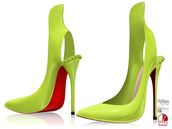 Garbaggio // Rose Pumps - Lime