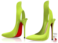 Garbaggio // Rose Pumps - Lime