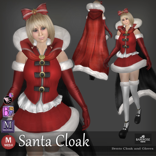 ::: B@R ::: Santa Cloak (Bento Cloak and Fingers)