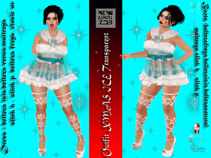 Outfit XMAS ICE Transparent (wear me)