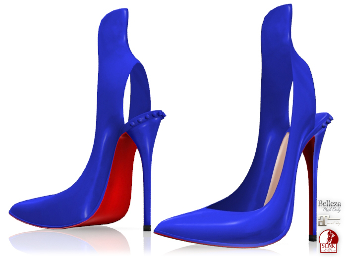 Garbaggio // Rose Pumps - Blue
