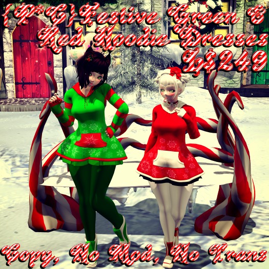{P&C} Festive Winter Hoodie Dresses