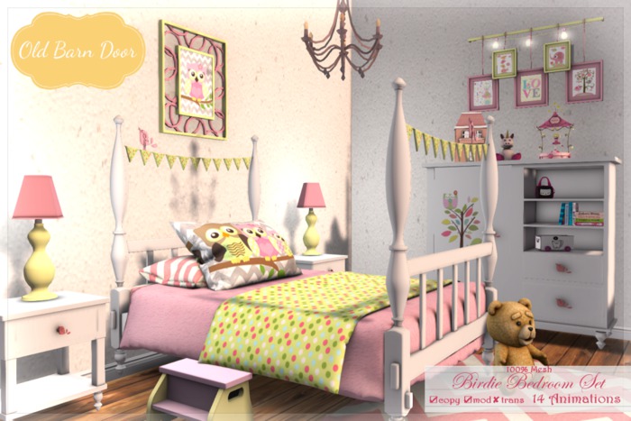 {OBD} BIRDIE BEDROOM SET [BOXED]