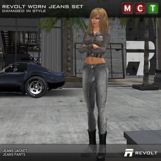 Revolt Worn Jeans Jacket