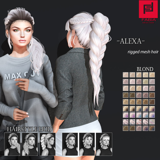 -FABIA- Mesh Hair   <Alexa> Blond