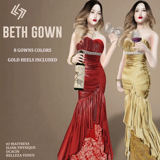 LEGENDAIRE - BETH GOWN