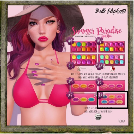Bella Elephante - Summer Paradise - #8 RARE