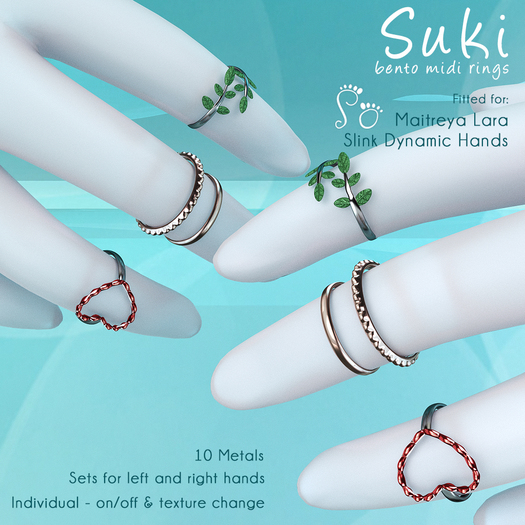 Slipper - Suki Bento Midi Rings