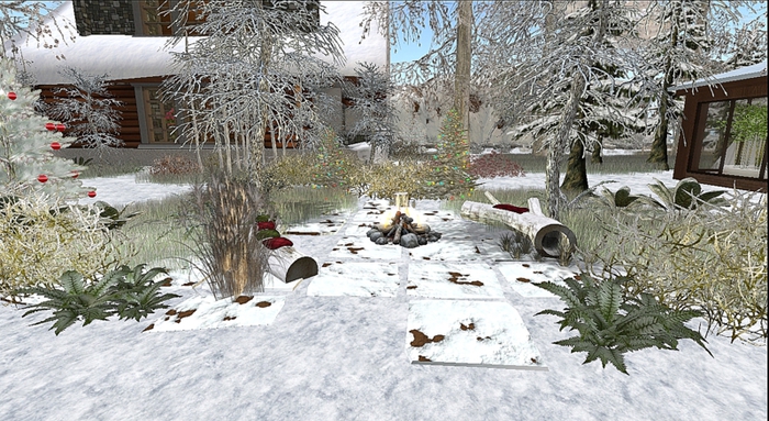 Christmas garden