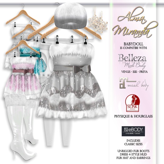 .: AlmaMiranda :. Christmas Blizzard Babydoll