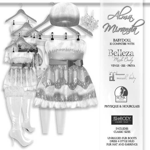 DEMO .: AlmaMiranda :. Christmas Blizzard Babydoll