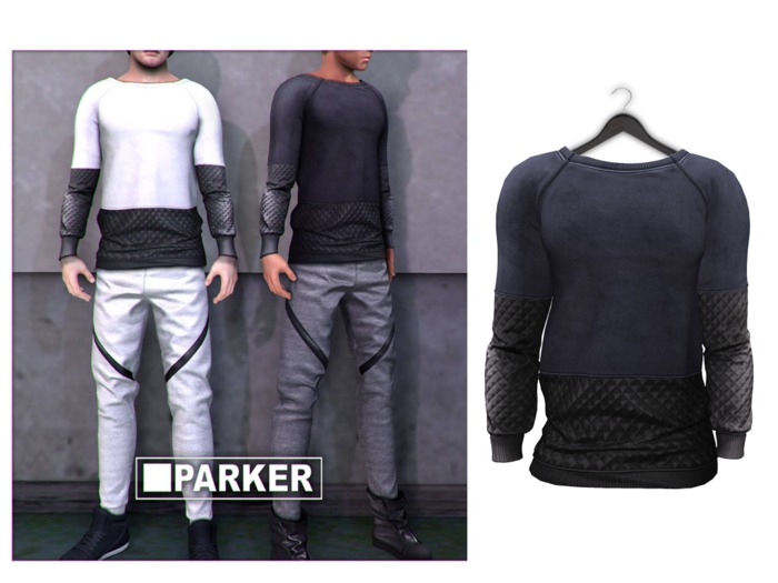.:PARKER:.-PATRICK SWEATSHIRT.Navy