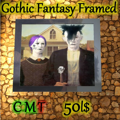 Gothic fantasy Framed mp