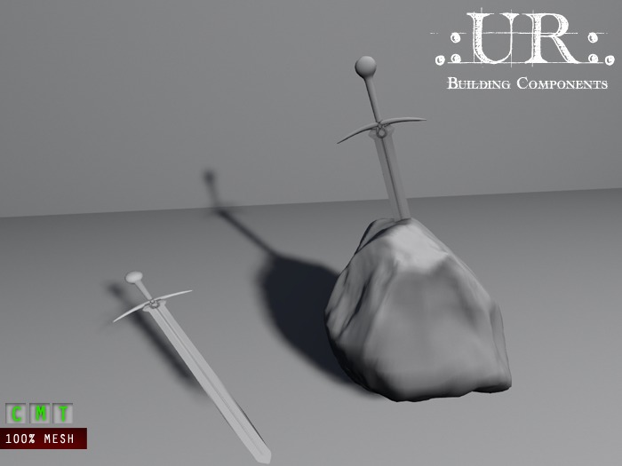 .:UR:. Fairy Tales - Sword and the Stone (full perm mesh)