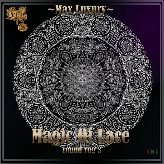 ~ML~ Magic Of Lace - Round Rug 3