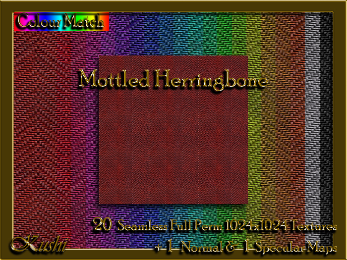 Mottled Herringbone Seamless Textures