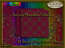 !Kushi! SequinMandalaCOMBO Textures -WEAR TO UNPACK