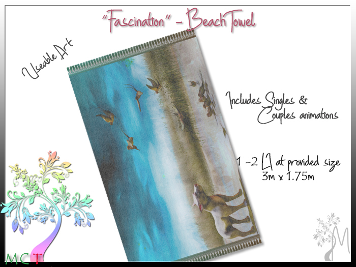 "Fascination" Beach Towel