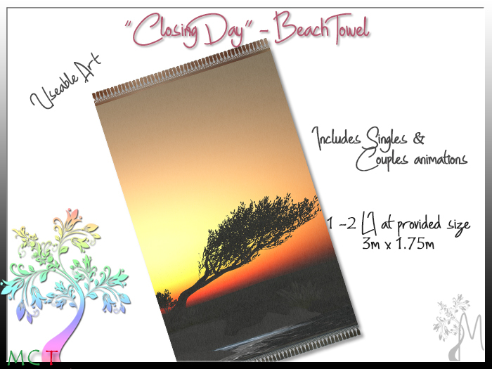 "Closing Day" Beach Towel