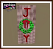 Christmas - JOY Sign Red