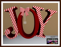Christmas - JOY Candy Cane