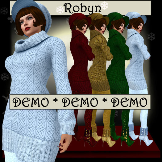 C&F Robyn Sweater Dress / Winter Outfit Bundle Demo