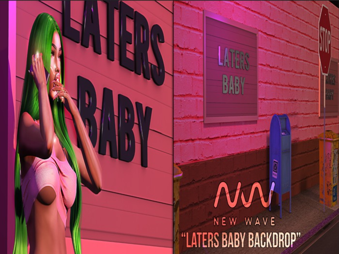 [NW] Laters Baby Backdrop 