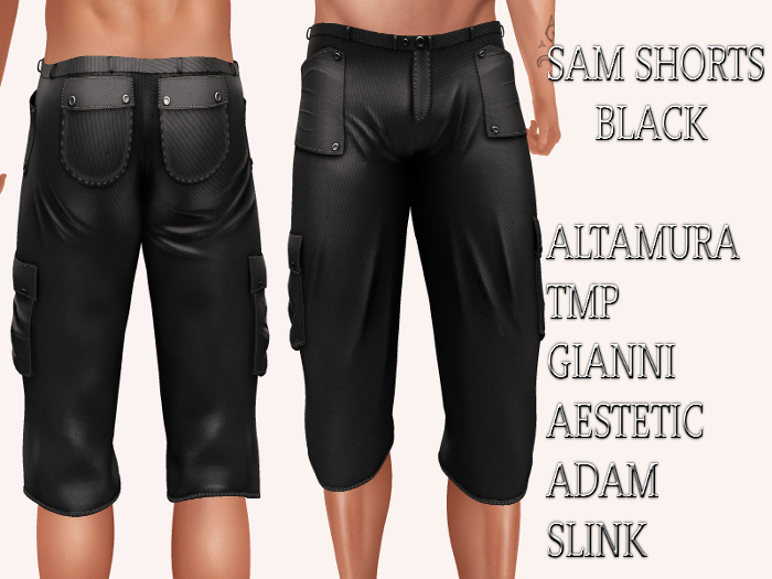 SH! Sam Shorts Black