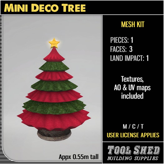 Tool Shed - Mini Deco Tree Kit