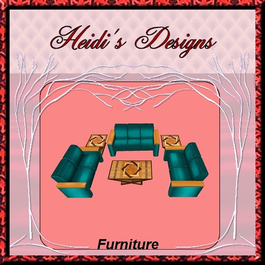 Low prim Regatta Furniture set - Teal