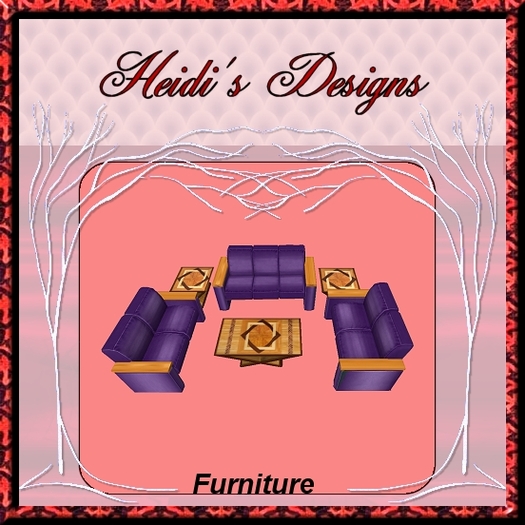 Low prim Regatta Furniture set - Purple
