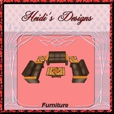 Low prim Regatta Furniture set - Chocolate