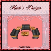 Low prim Regatta Furniture set - Black