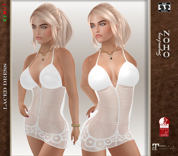 [noho] Josy Laced Dress (box)  white