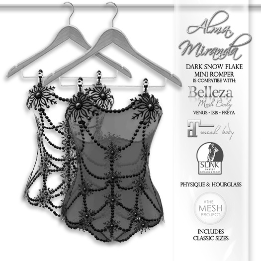 DEMO .: AlmaMiranda :. Christmas Overcast Snow Flake Romper