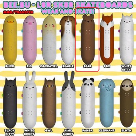 Bee.Bu - L8r Sk8r - Bear (Wear!)