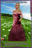 ~LP~Aspasia Gown [Boxed]  Glitter Red