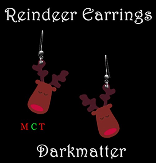 Reindeer Earrings